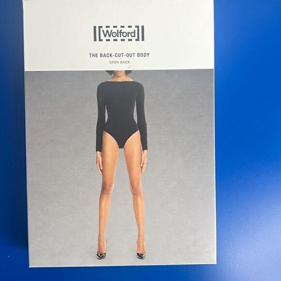 NWT Wolford The Back Cut Out Bodysuit nude M - Picture 13 of 15